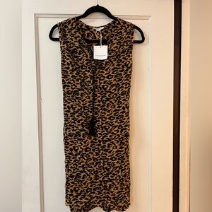 beachlunchlounge Animal Print Dress/Coverup NWT